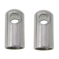 Stainless Steel End Caps 304 Stainless Steel original color Approx 3.2mm Inner Approx 1.2mm Sold By Lot