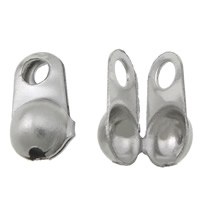 Stainless Steel Bead Tips 304 Stainless Steel original color Approx 1mm Inner Approx 1.8mm Sold By Lot