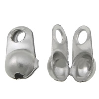Stainless Steel Bead Tips 304 Stainless Steel original color Approx 1.5mm Inner Approx 2.2mm Sold By Lot
