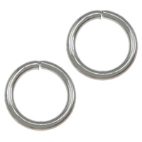 Нержавеющая сталь Открытое кольцо, Нержавеющая сталь 304, Кольцевая форма, оригинальный цвет, 5x0.70mm, 10000ПК/Лот, продается Лот