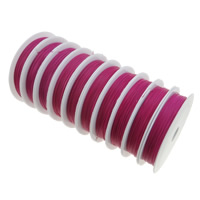 Tiger Tail Wire, electrophoresis, fuchsia, 0.45mm, Length:Approx 650 m, 10PCs/Bag, Sold By Bag