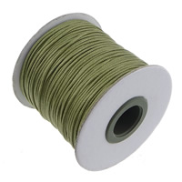 Wax Cord coffee color 1mm Length 500 Yard 100/PC Sold By Lot