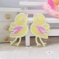 Iron on Patches Cloth Chicken yellow Sold By Lot