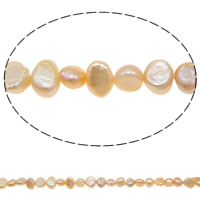 Baroko Kultūringas gėlavandenių perlų karoliukai, Gėlo vandens perlų, 5-6mm, Skylė:Apytiksliai 0.8mm, Parduota už 14.5 Inch Strand