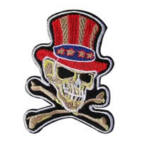 Iron on Patches Cloth Skull Sold By Lot