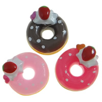 Food Resin Cabochon Cake flat back Sold By Bag