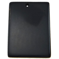 Black Agate Pendants Rectangle Approx 2mm Sold By Bag