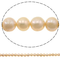 Cultured Round Freshwater Pearl Beads natural pink Grade A 8-9mm Approx 0.8mm Sold Per 15 Inch Strand