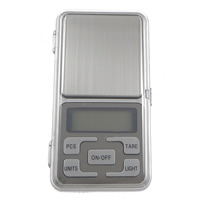 Digital Pocket Scale Stainless Steel with Silicone & Plastic Telephone original color Sold By PC Measured Parameter Measuring Range 500g & Precision 0.01g