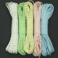 Paracord 330 Paracord  & luminated mixed colors 4mm Length 155 m  Sold By Lot