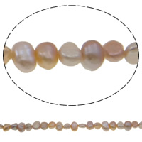 Perles nacres baroques de culture d'eau douce , perle d'eau douce cultivée, violet, Niveau AA, 4-5mm, Trou:Environ 0.8mm, Vendu par 14 pouce brin