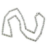 Cadena de Collar, acero inoxidable 316L, diverso tamaño para la opción & cadena de la barra, color original, longitud aproximado 21 Inch, Vendido por Grupo