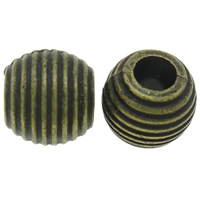 Zinc Alloy European Beads Drum plated without troll nickel lead & cadmium free Approx 4mm Sold By KG