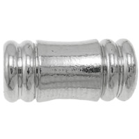 Zinc Alloy Magnetic Clasp Column platinum color plated nickel lead & cadmium free Approx 4mm Sold By Bag