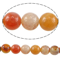 Natürliche Drachen Venen Achat Perlen, Drachenvenen Achat, rund, verschiedene Größen vorhanden, Bohrung:ca. 1-1.2mm, Länge ca. 15 ZollInch, verkauft von Menge