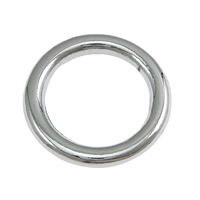 Zinklegering Jump Ringen, Zinc Alloy, Donut, platinum plated, nikkel, lood en cadmium vrij, 20x20x3mm, 300pC's/Lot, Verkocht door Lot