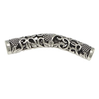 Zinc Alloy Tube Beads antique silver color plated hollow nickel lead & cadmium free Approx 5mm Sold By Lot