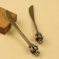 Zinc Alloy Tool Pendants Sword antique bronze color plated nickel lead & cadmium free Approx 1.5-2.5mm Sold By Bag