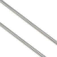 Stainless Steel Snake Chain, original color, 1.20mm, 100m/Lot, Sold By Lot