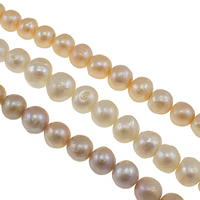 Bulvių išauginti gėlavandenių perlų karoliukai, Gėlo vandens perlų, Bulvė, natūralus, daugiau spalvų pasirinkimas, 12-15mm, Skylė:Apytiksliai 0.8mm, Parduota už Apytiksliai 15 Inch Strand