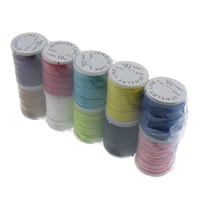 Wax Cord Polyamide with plastic spool mixed colors 1mm Length Approx 80 m Sold By Lot