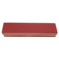 Pap halskæde kasse, med Velveteen, Rektangel, rød, 221x57x33mm, 48pc'er/Lot, Solgt af Lot