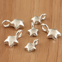 Thailand Sterling Silver Pendants Star Sold By Bag