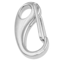 Zinc Alloy Key Clasp platinum color plated nickel lead & cadmium free Approx Sold By Bag