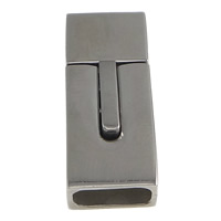 Stainless Steel Clasp Rectangle frosted original color Approx Sold By Lot