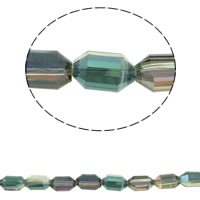 Imitation CRYSTALLIZED™ Element Crystal Beads Double Cone colorful plated & faceted & imitation CRYSTALLIZED™ element crystal Chrysolite AB Approx 1mm Sold Per Approx 15.5 Inch Strand