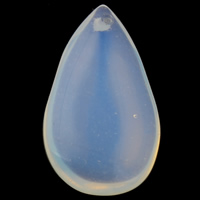 Ciondoli in opale mare, mare opale, Lacrima, 14x23x5mm, Foro:Appross. 1mm, 10PC/borsa, Venduto da borsa