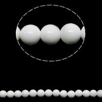 South Sea Shell Beads Round white Approx 1mm Sold Per Approx 15.7 Inch Strand