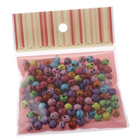 Solid Color Akryl perler, blandet & ensfarvet, 8x8mm, 100x170mm, Hole:Ca. 1mm, Ca. 120pc'er/Bag, Solgt af Bag