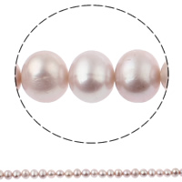 Bulvių išauginti gėlavandenių perlų karoliukai, Gėlo vandens perlų, Bulvė, natūralus, šviesiai violetinės, Įvertinimas, 8-9mm, Skylė:Apytiksliai 0.8mm, Parduota už 15 Inch Strand