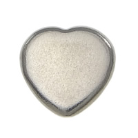 Stainless Steel Cabochon Setting 304 Stainless Steel Heart original color Inner Approx Sold By Lot