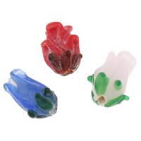 Mixed Jewelry Beads Lampwork handmade 7-9mm Approx 2mm Sold By Bag