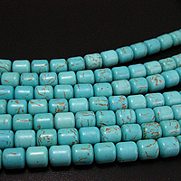Turquoise Beads Column green Approx 2mm Length Approx 15.7 Inch  Sold By Lot