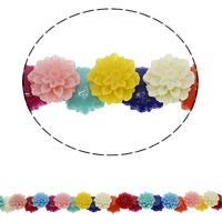 Természetes korall Üveggyöngy, Virág, különböző méretű a választás & réteges, kevert színek, Lyuk:Kb 1mm, Hossz Kb 13.3 inch, Által értékesített Bag