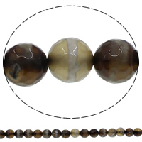 Fire Agate Beads Round & faceted Approx 1mm Length Approx 15 Inch Sold By Lot