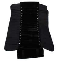 القطيفة حلق العرض, ملابس مخملية, مع الفولاذ المقاوم للصدأ, أسود, 490x785x8mm, تباع بواسطة PC