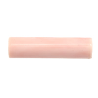 Perles en bénitiers, géant cannelé, pilier, rose, 39x10mm, Trou:Environ 2mm, 10PC/lot, Vendu par lot
