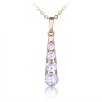Gets® Jewelry Pendant Brass 18K gold plated with cubic zirconia & faceted nickel lead & cadmium free Approx 3-5mm Sold By PC