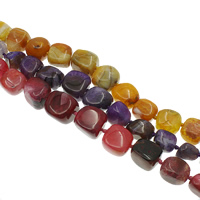 Natural Crackle Agate Beads graduated beads - Approx 1mm Approx Sold Per Approx 18.8 Inch Strand