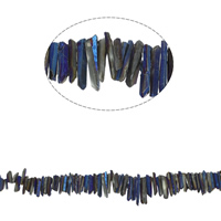 Perline di quarzo naturale placcatura, placcato multicolore, 13x5x6mm, 40x5x7mm, Foro:Appross. 1mm, 77PC/filo, Venduto per Appross. 15.7 pollice filo