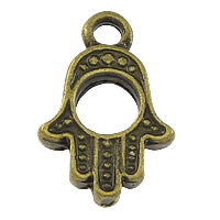 Zinc Alloy Hamsa Pendants antique bronze color plated Jewish  Jewelry & Islamic jewelry nickel lead & cadmium free Approx 3mm Sold By Lot