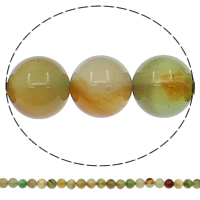 Natürliche Regenbogen Achat Perlen, rund, verschiedene Größen vorhanden, Bohrung:ca. 1mm, Länge:ca. 15 ZollInch, verkauft von Tasche