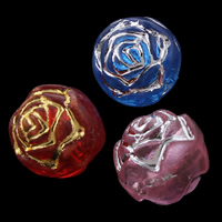 Mixed Jewelry Beads, Acrylic, transparent, 8x8mm, Hole:Approx 1mm, Approx 2030PCs/Bag, Sold By Bag