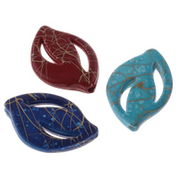 Drawbench Acrylic Beads Leaf solid color mixed colors Approx 1mm Approx Sold By Bag