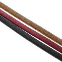 Cuerdas de Cuero, Cuero de PU, más colores para la opción, 10x5mm, 25m/Bolsa, Vendido por Bolsa