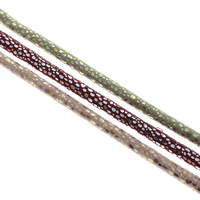 Cuerdas de Cuero, Cuero de PU, patrón de serpentina, más colores para la opción, 6mm, 50m/Bolsa, Vendido por Bolsa